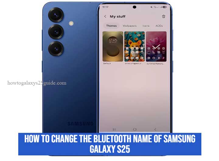 how to revert to default theme on samsung galaxy s25